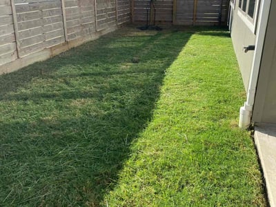 Lawn care service in Houston, 77082