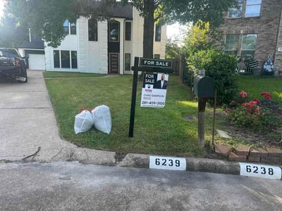 Lawn care service in Houston, 77091