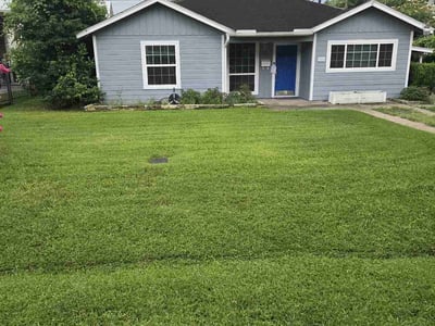 Lawn care service in Houston, 77008