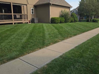 Lawn care service in Kansas City, 64157