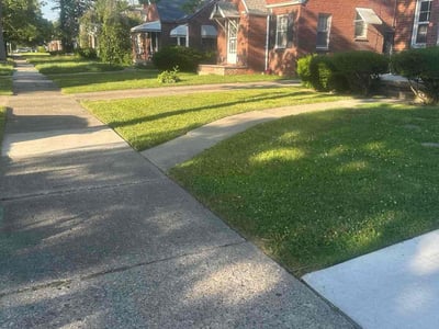 Lawn care service in Detroit, 48224