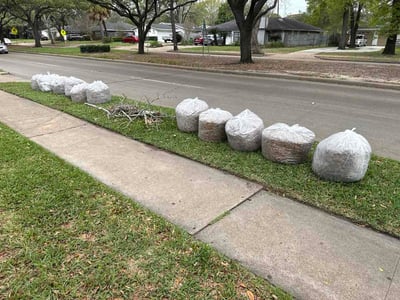 Lawn care service in Houston, 77096