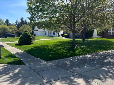 Lawn care service in Indianapolis, 46236