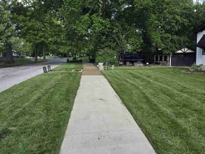 Lawn care service in St. Louis, 63121