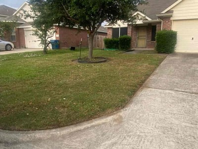 Lawn care service in Houston, 77060