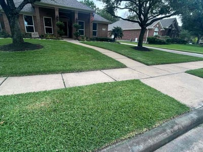 Lawn care service in Houston, 77064
