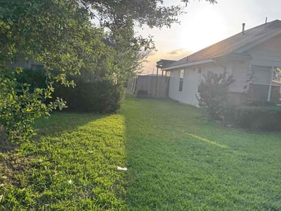 Lawn care service in Houston, 77047