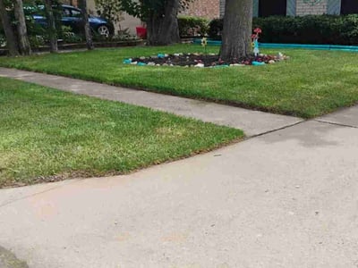 Lawn care service in Houston, 77086