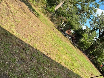 Lawn care service in Houston, 77076