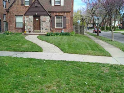 Lawn care service in Detroit, 48223