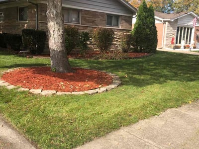 Lawn care service in , 