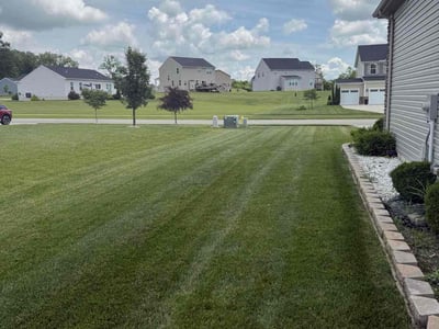Lawn care service in Liberty Township, 45044