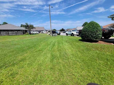 Lawn care service in Milton, 32570