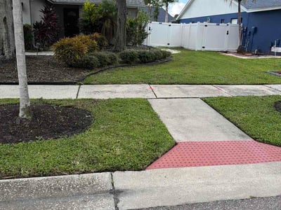 Lawn care service in Tampa, 33635