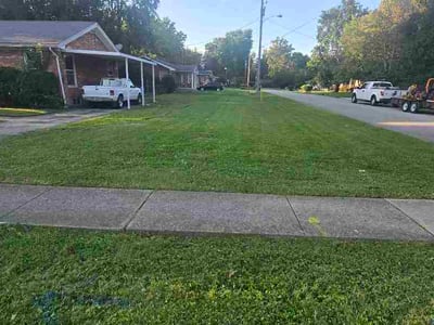 Lawn care service in Louisville, 40216