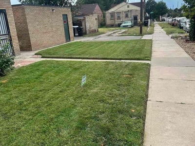 Lawn care service in Denver, 80205
