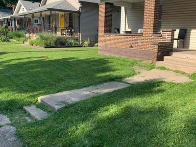 Lawn care service in Indianapolis, 46219
