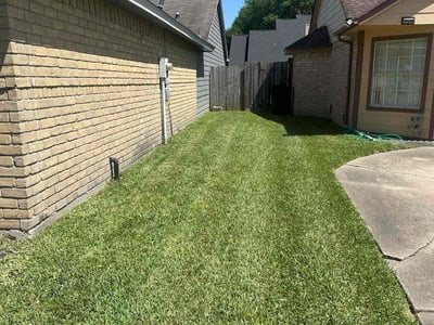 Lawn care service in Houston, 77099