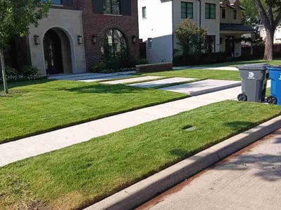 Lawn care service in Dallas, 75214