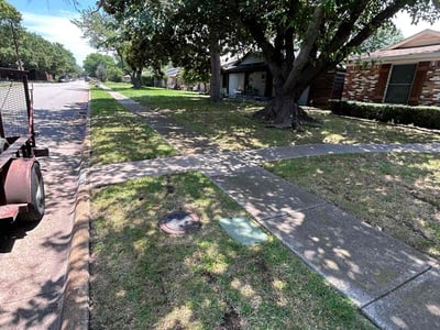 Lawn care service in Dallas, 75238