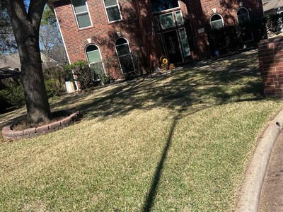 Lawn care service in Houston, 77068