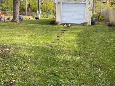 Lawn care service in , 