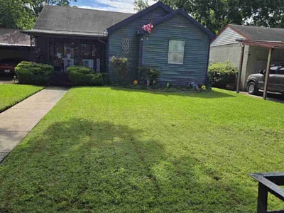 Lawn care service in Houston, 77021