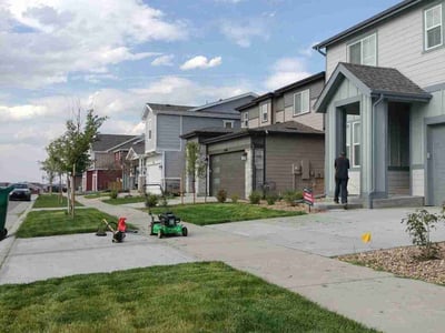 Lawn care service in , 