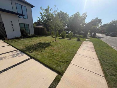 Lawn care service in Dallas, 75220