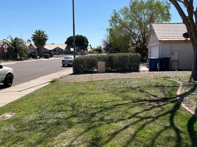 Lawn care service in Mesa, 85207