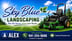 Sky blue landscaping Logo