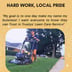Trust in Trustys' Lawn Service Logo