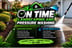 On time landscaping Logo