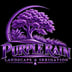 Purple Rain.Landscape and irrigation Logo