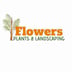 Flowers plants and landscaping  Logo