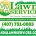 A&A Lawn Service Logo
