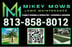 Mikey mows lawns Logo