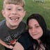 Amber and son pushmowers r us Logo