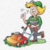 Lawn care love Logo