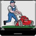 Retired Bill Lawn Care Logo